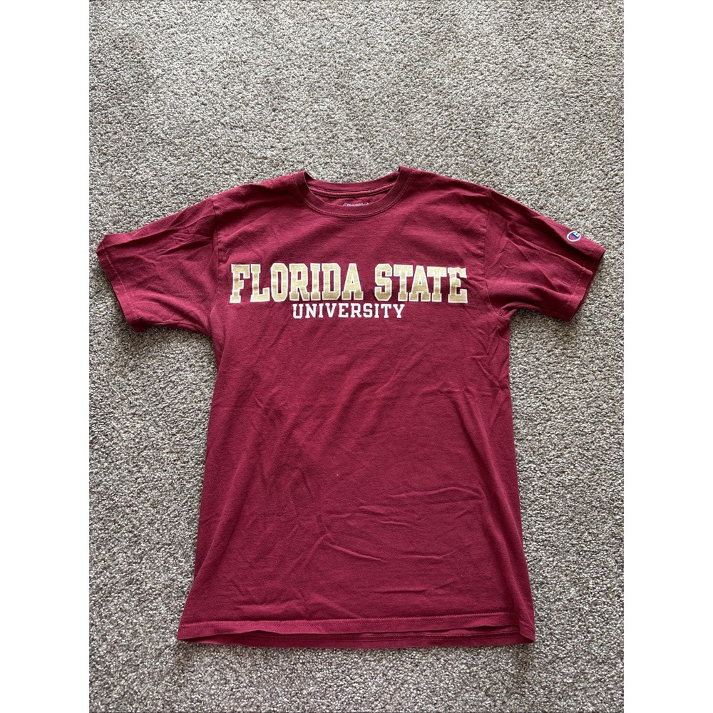 Champion AUthentic Florida State University Maroon T-shirt‎ Size Small - Picture 1 of 5